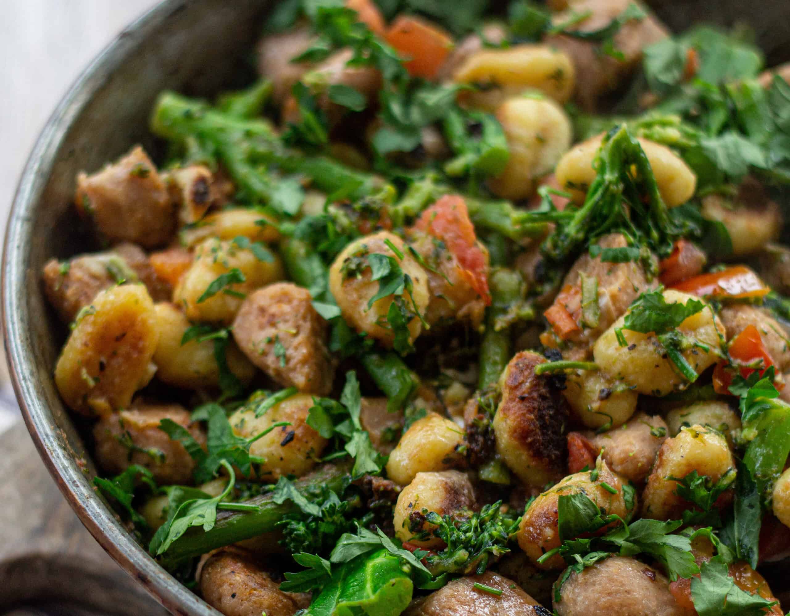 Gnocchi with Sausage and Broccoli