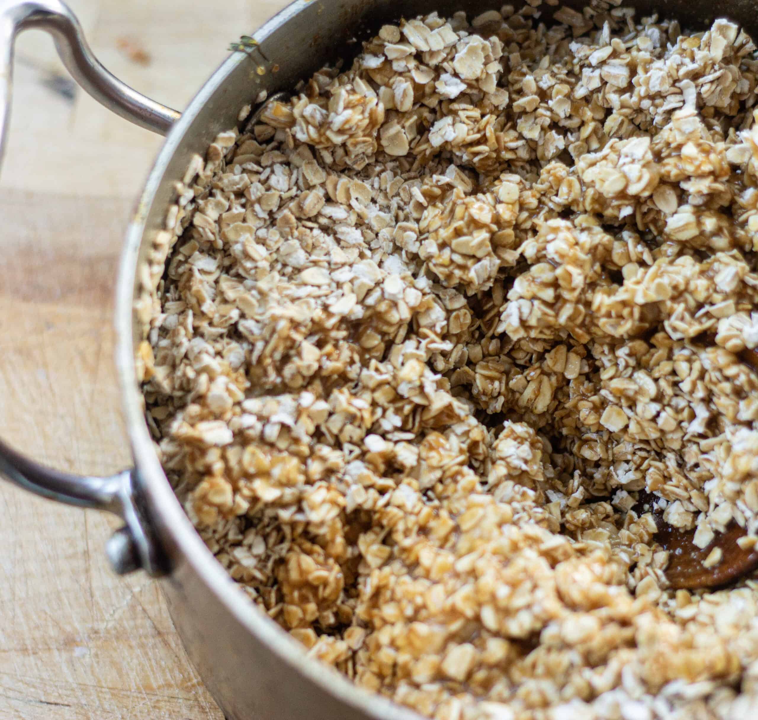 Stir oats into flapjack mixture