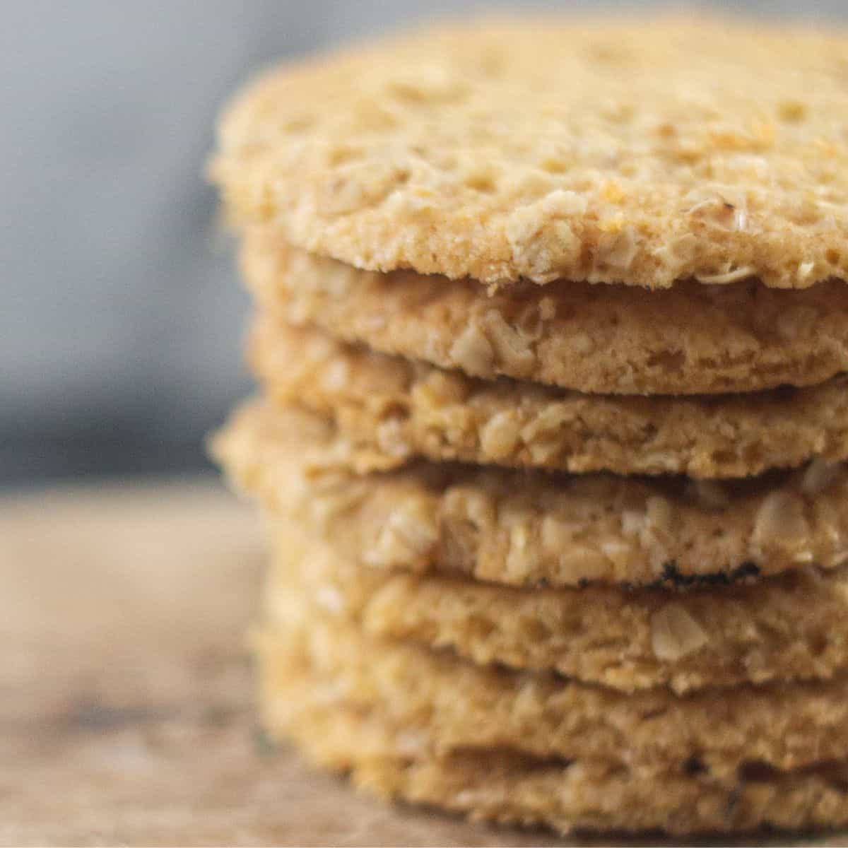 Vegan Melting Moments stack of biscuits