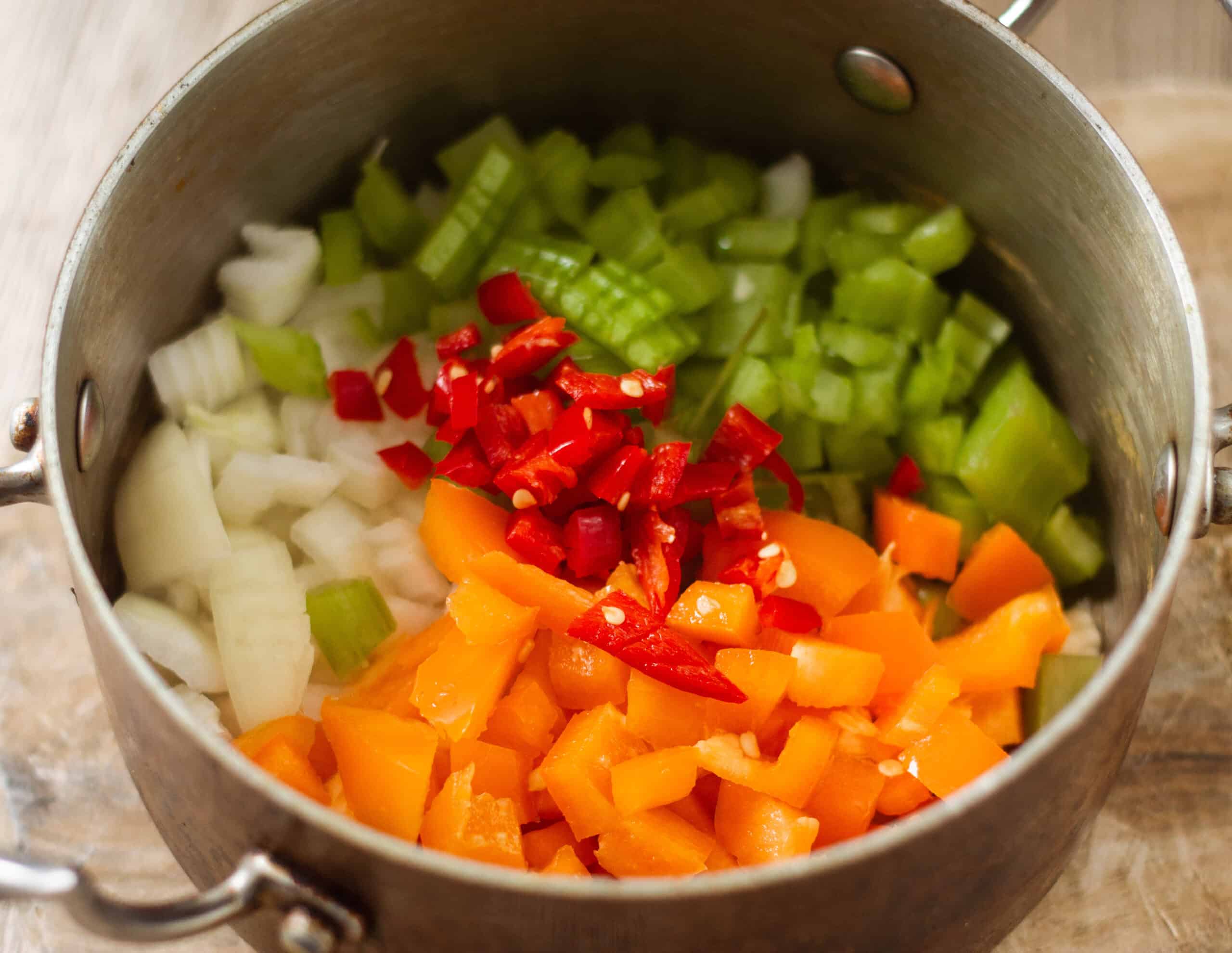 Veggies for chilli