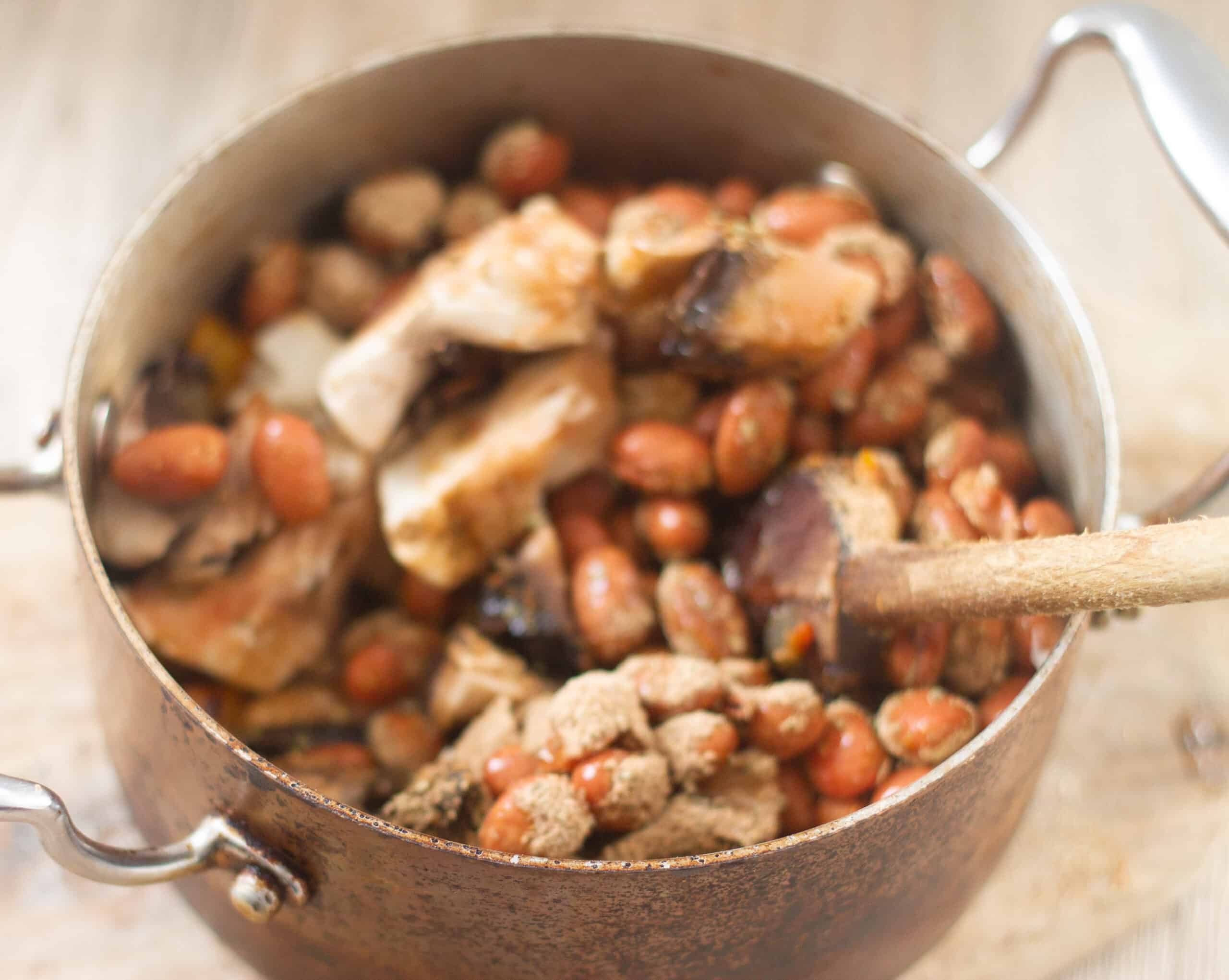 Beans added to chilli