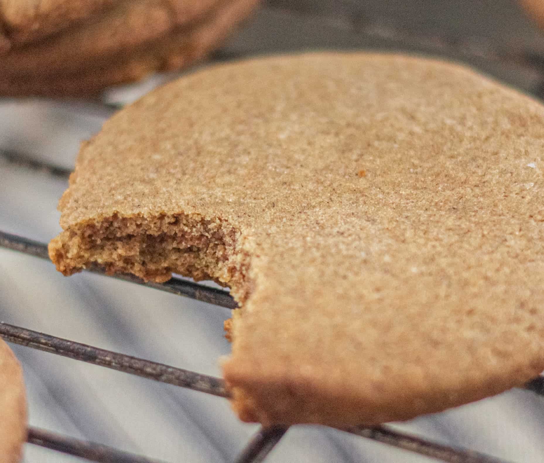 Closeup of Finnish cookie