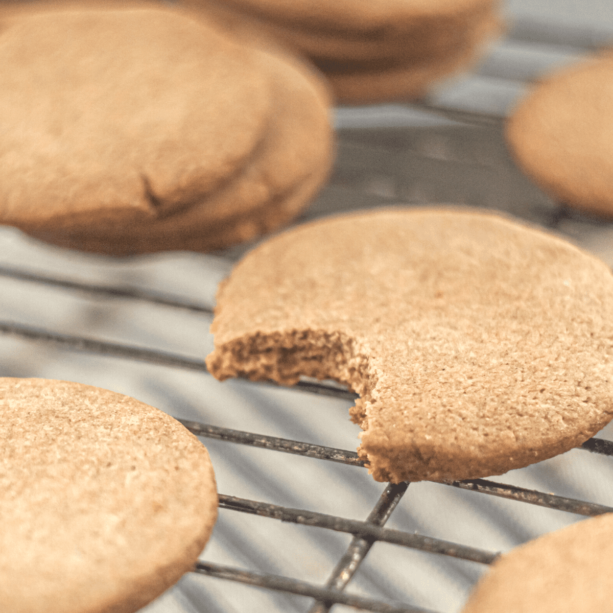 Barley Cookies cooling on a tray