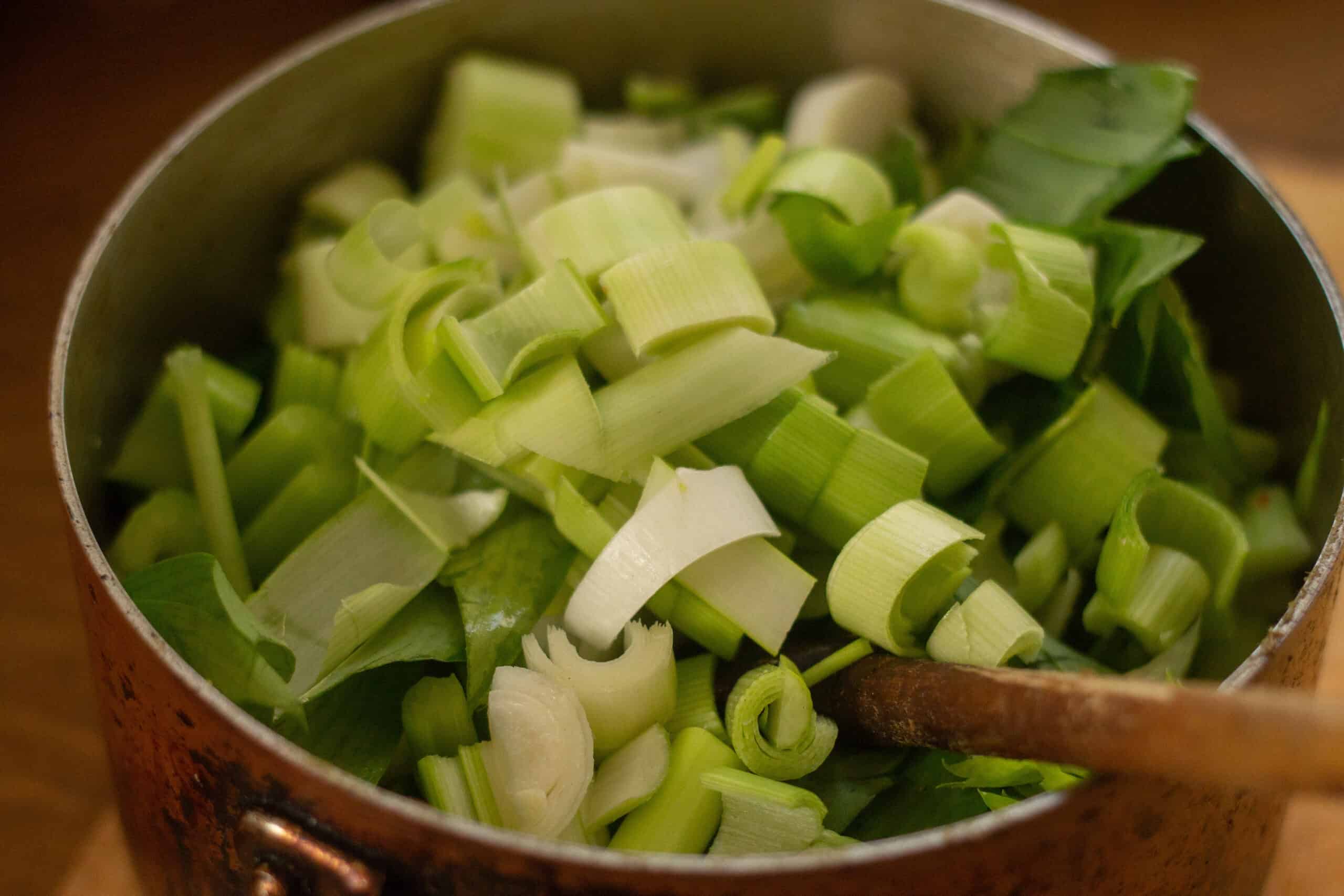 Blue Cheese and Celery Soup Method