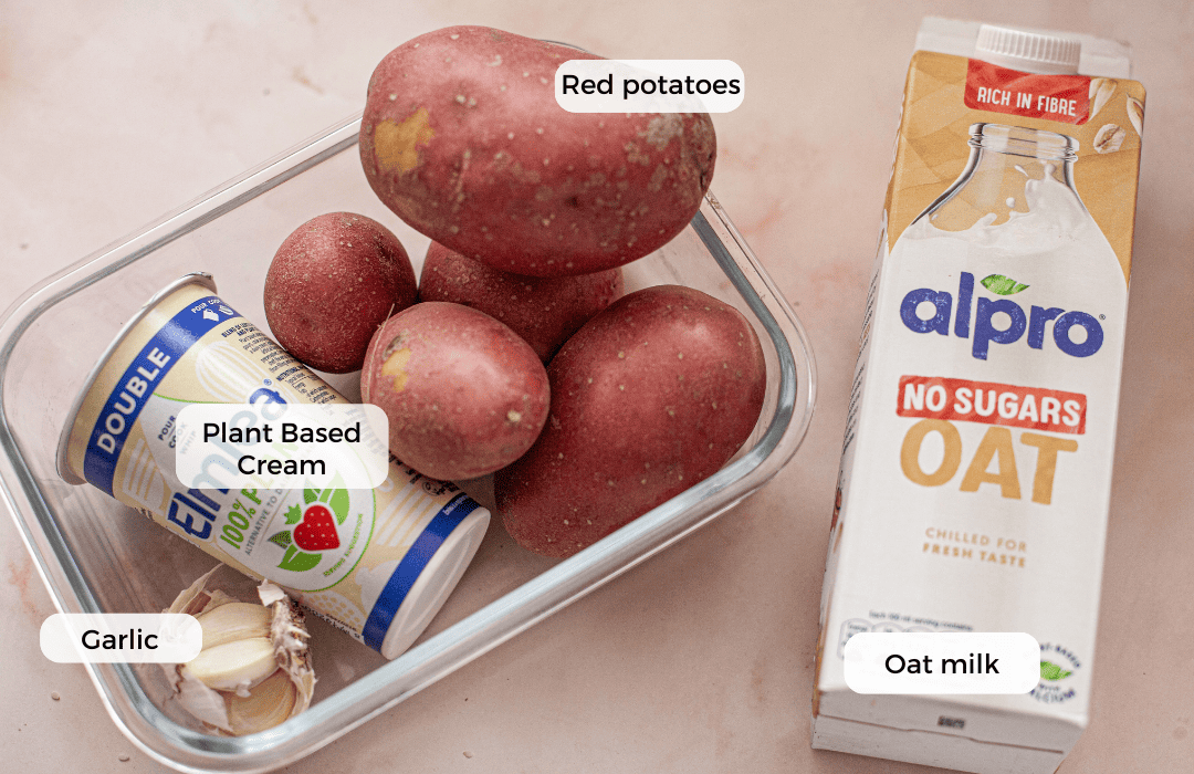 Ingredients for Potato Dauphinoise