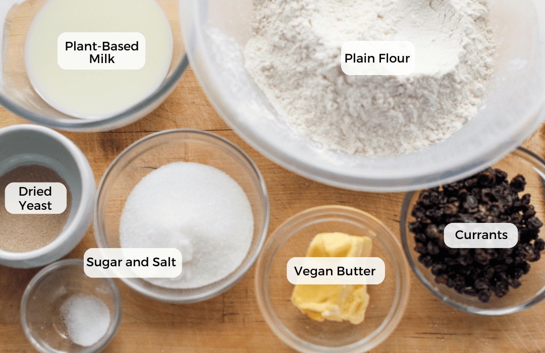Ingredients for current buns.